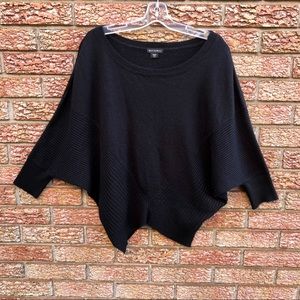 Metaphor Black Dolman 3/4 Sleeve Sweater